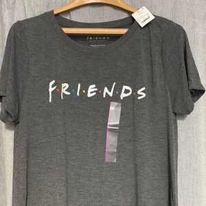 Gray Friends Graphic T-Shirt